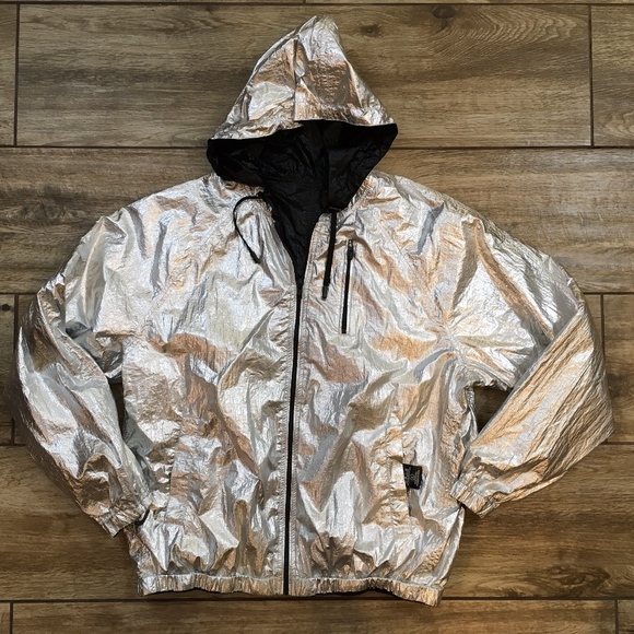 Blank NYC Jackets & Blazers - Blank NYC Reversible Metallic Jacket